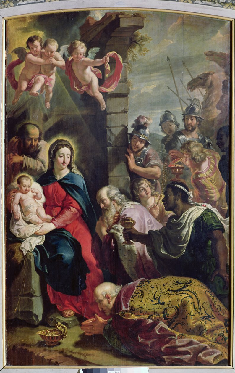 Adoracja Trzech Króli autorstwa Philippe de Champaigne