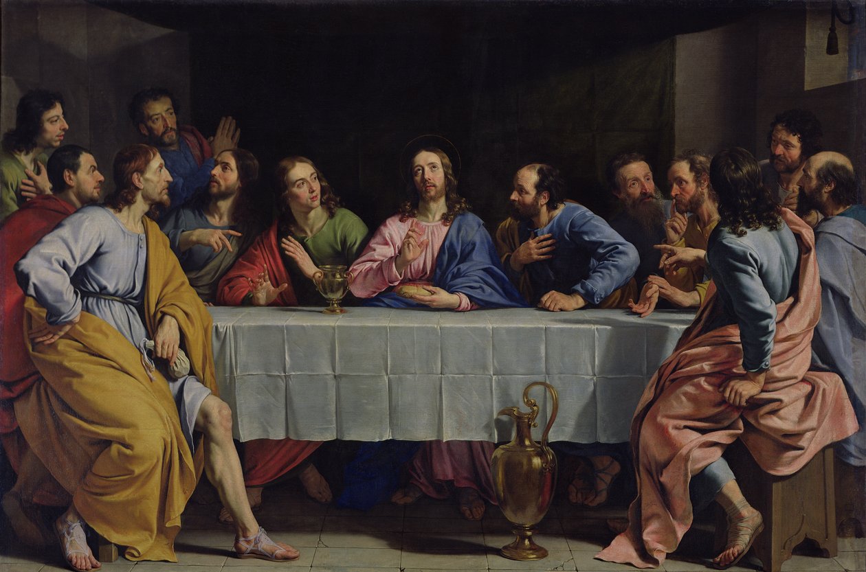 Ostatnia Wieczerza, 1648 autorstwa Philippe de Champaigne
