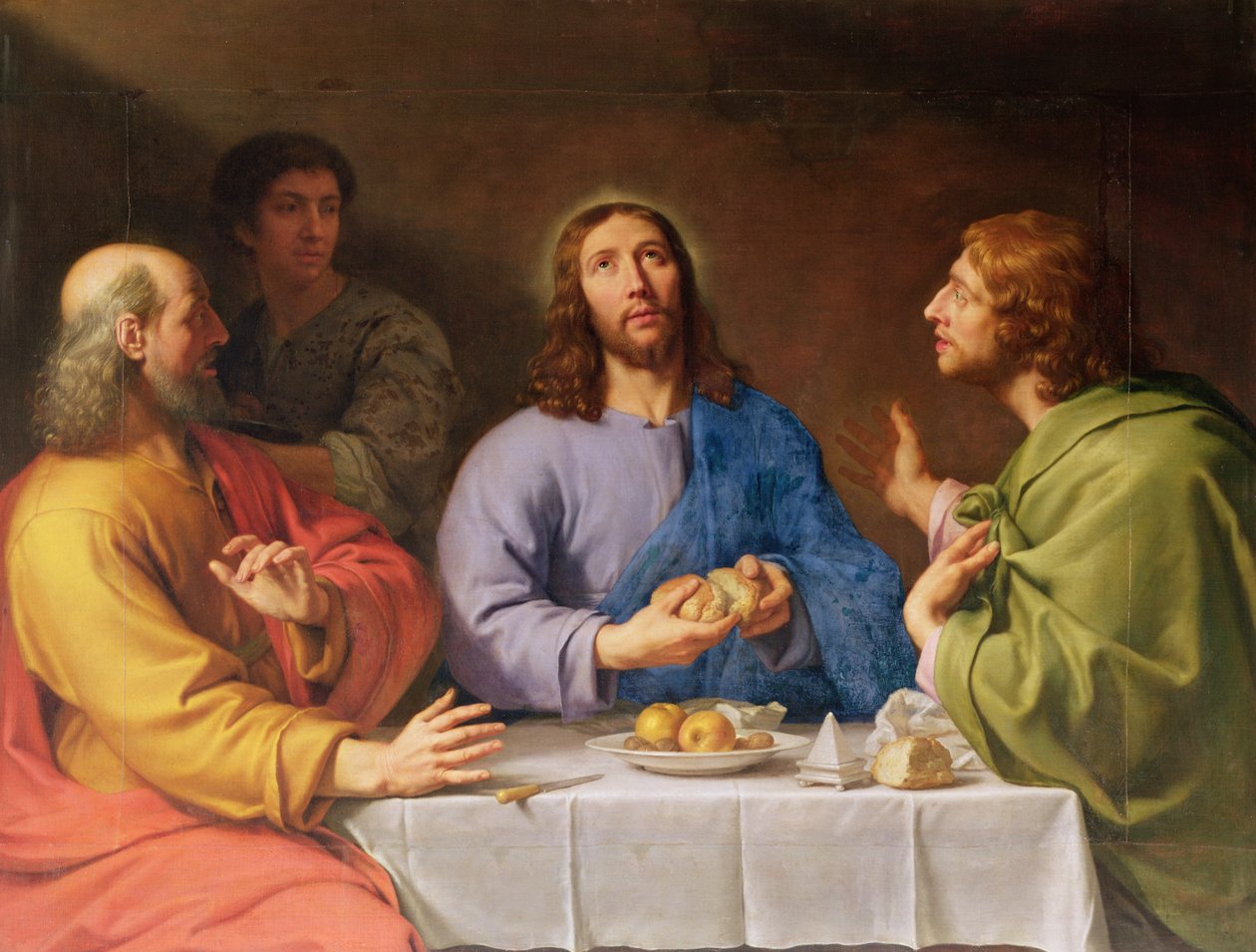 Wieczerza w Emaus autorstwa Philippe de Champaigne