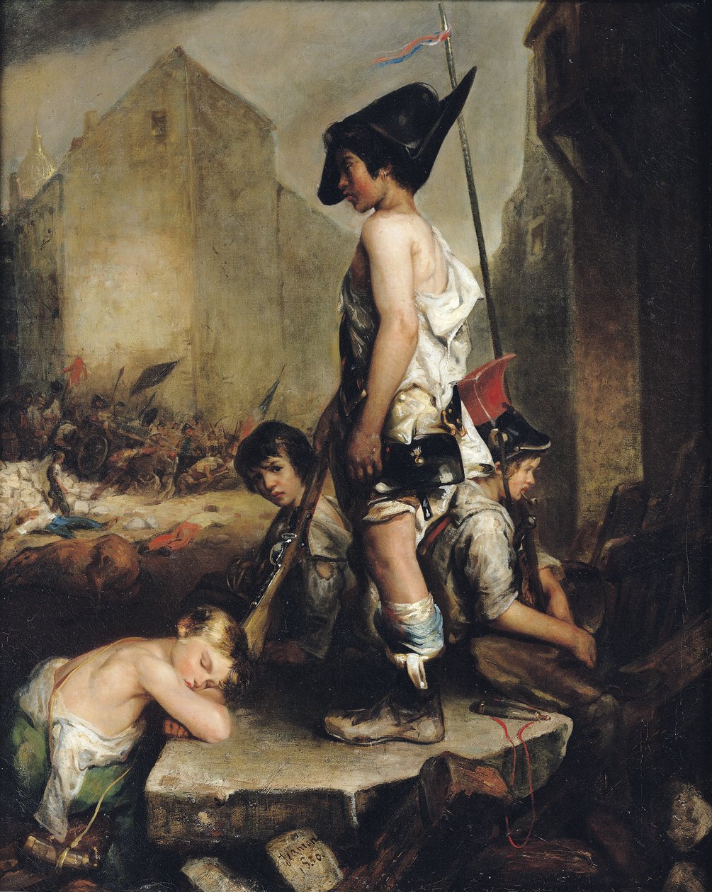 Mali Patrioci, 1830 autorstwa Philippe Auguste Jeanron