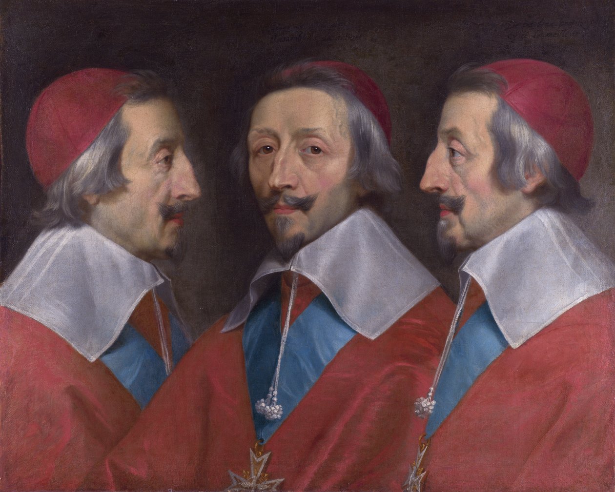 Potrójny portret kardynała de Richelieu autorstwa Philippe de Champaigne