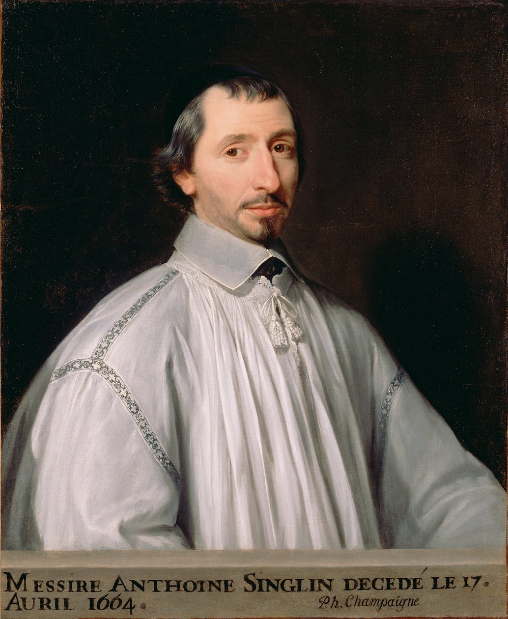 Antoine Singlin autorstwa Philippe de Champaigne