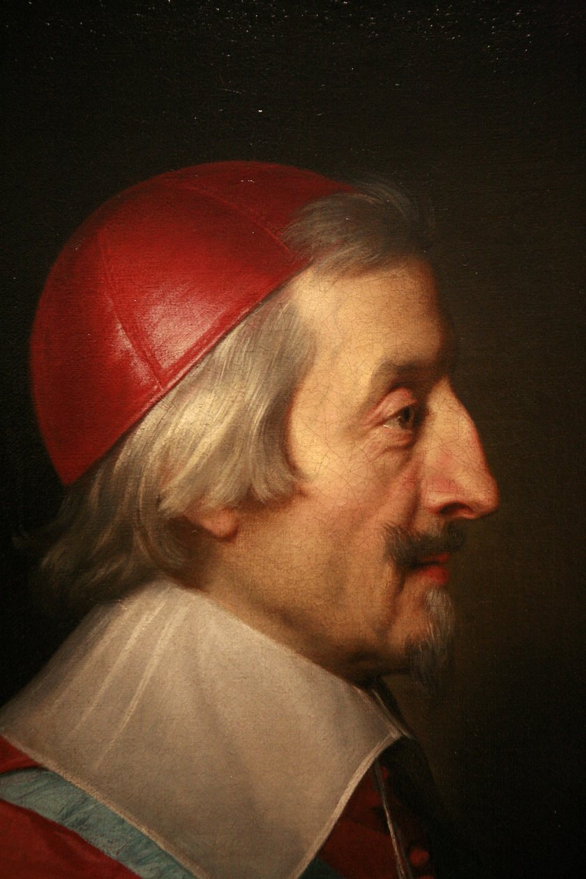 Kardynał de Richelieu (szczegóły) autorstwa Philippe de Champaigne