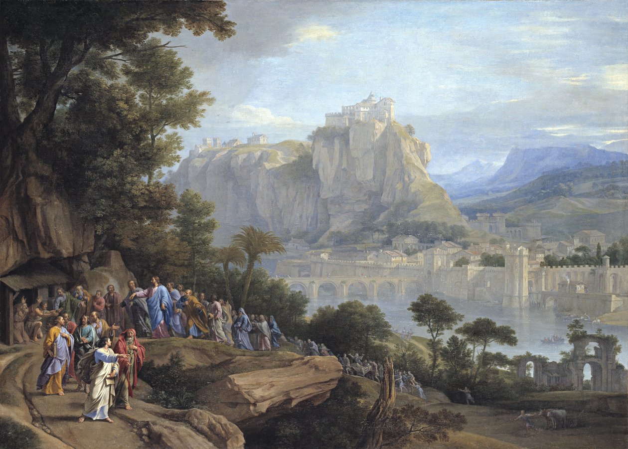 Chrystus uzdrawiający niewidomych, ok. 1655-60 autorstwa Philippe de Champaigne