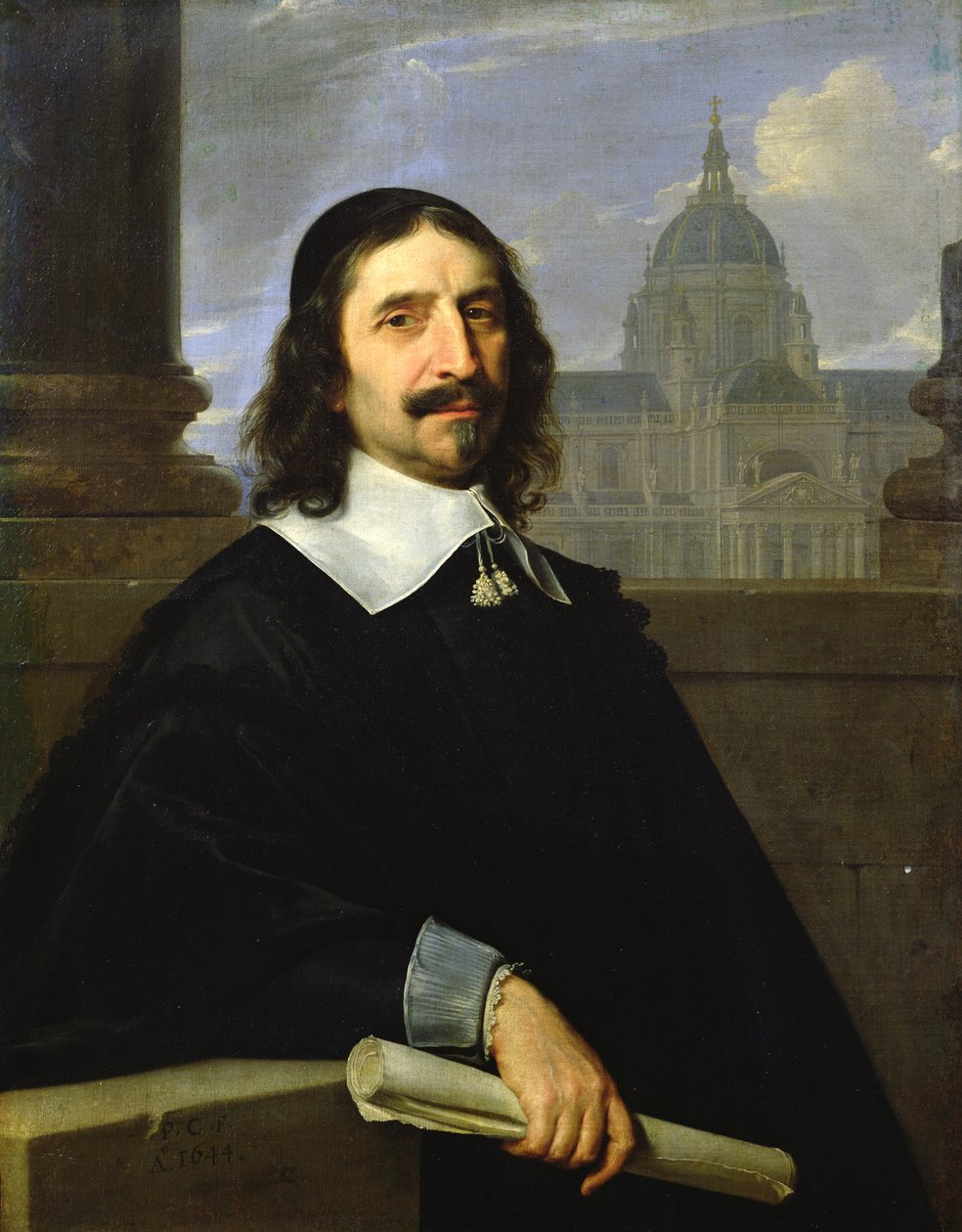 Jacques Lemercier (ok. 1590-1660) 1644 autorstwa Philippe de Champaigne