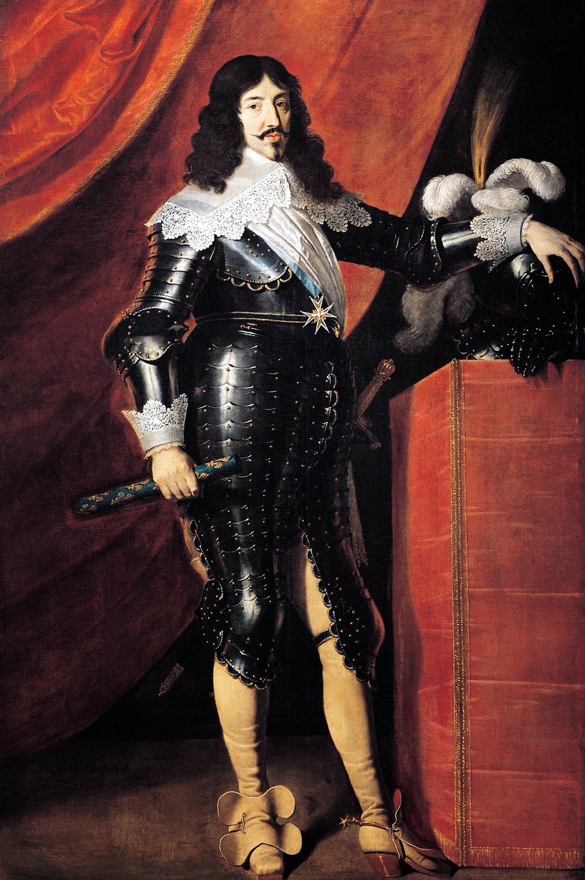Ludwik XIII 1601-1643 król Francji, 1610-1643 autorstwa Philippe de Champaigne