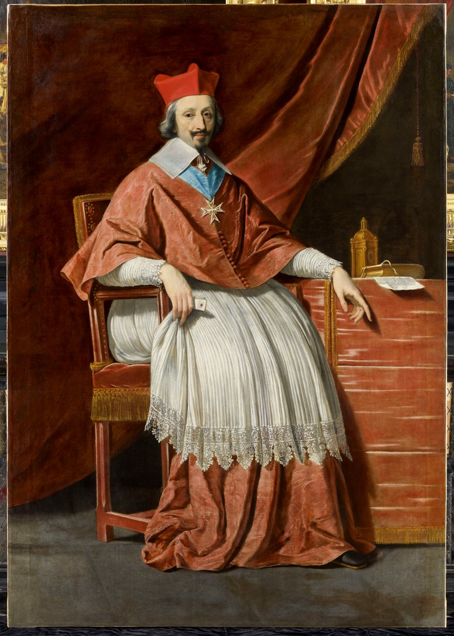 Portret Armanda Jean du Plessis de Richelieu autorstwa Philippe de Champaigne
