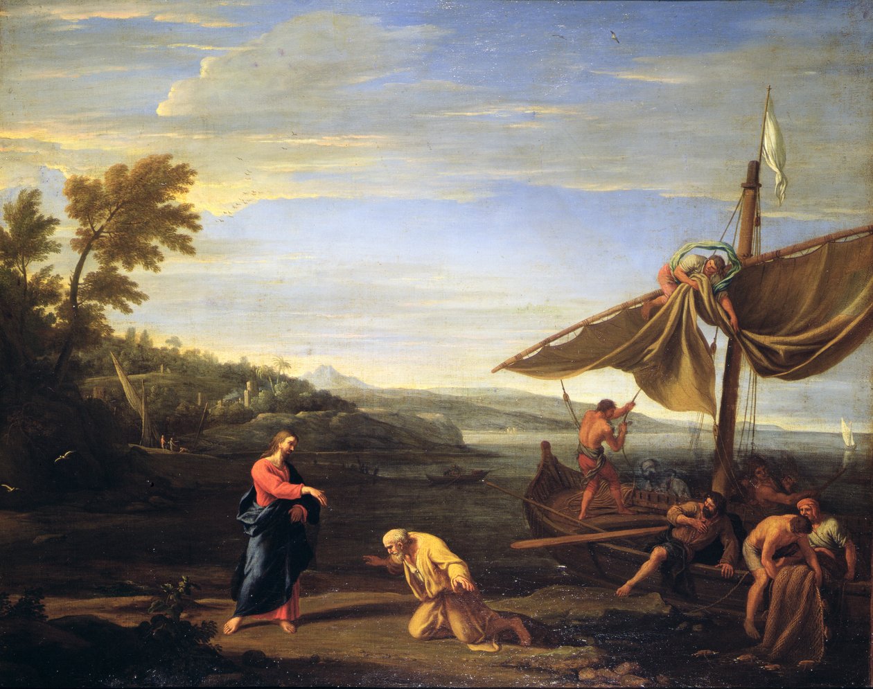 Powołanie św. Piotra autorstwa Philippe de Champaigne