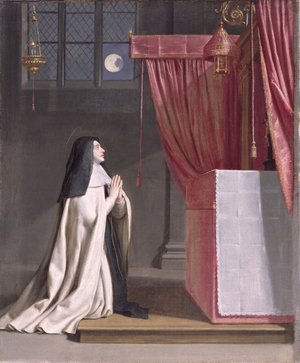 Wizja św. Juliany (11912-1258) z Mont Cornillon autorstwa Philippe de Champaigne