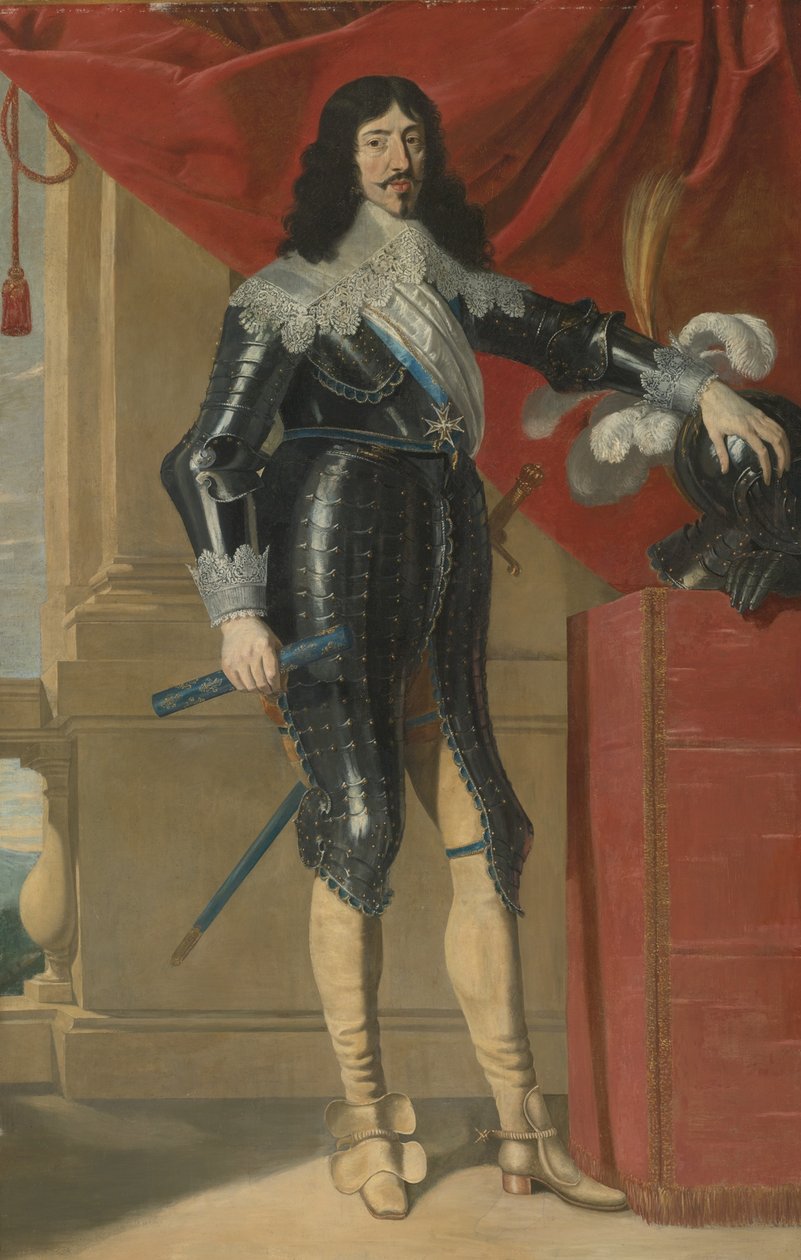 Portret Ludwika XIII Francji 1601-1643, I połowa XVII wieku autorstwa Philippe de Champaigne