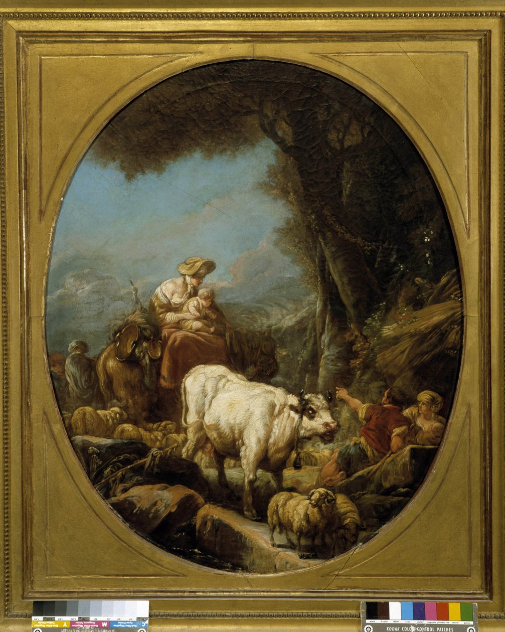 Owczarnia (olej na płótnie) autorstwa Philippe Jacques de Loutherbourg