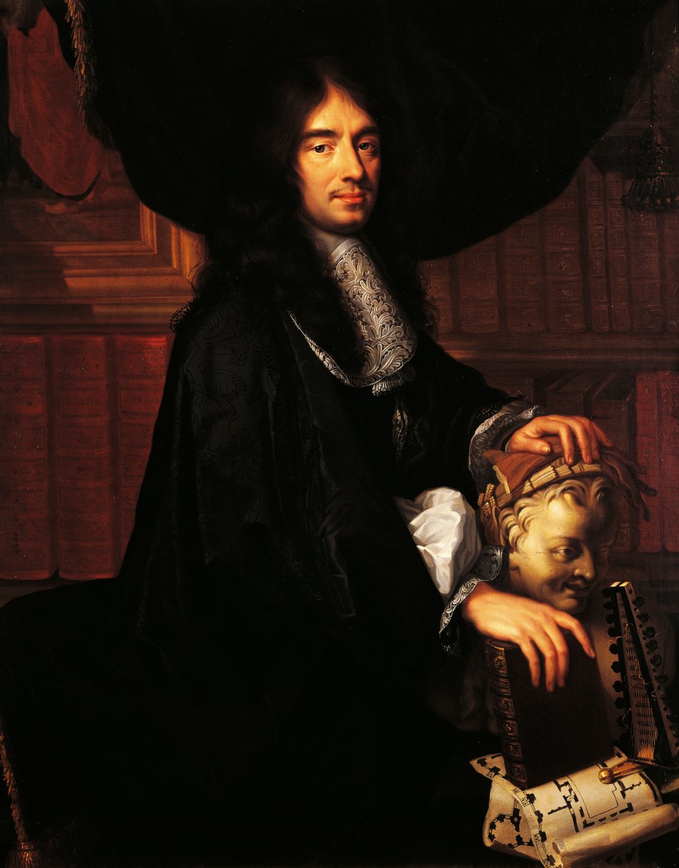 Portret Charlesa Perraulta (Paryż) autorstwa Philippe Lallemand