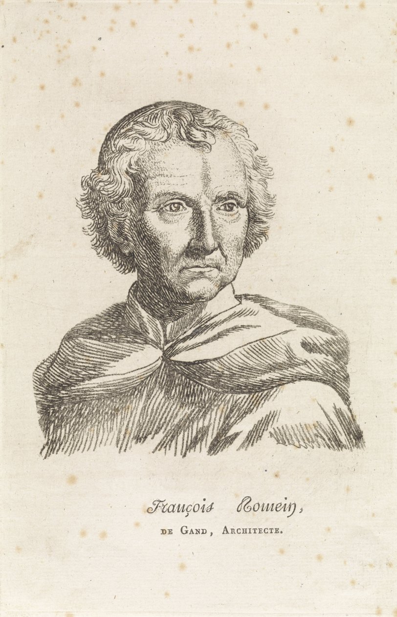Portret François Roman autorstwa Philippe Lambert Joseph Spruyt