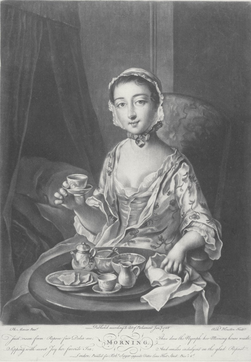 Rano, grawerowane przez Richarda Houstona, 1758 autorstwa Philippe Mercier