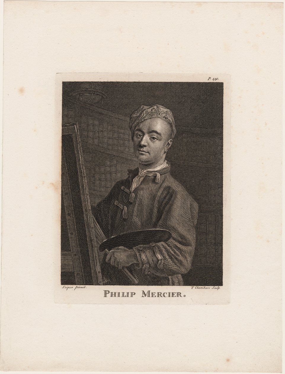 Philip Mercier, z „Anegdoty malarstwa” Horacego Walpole