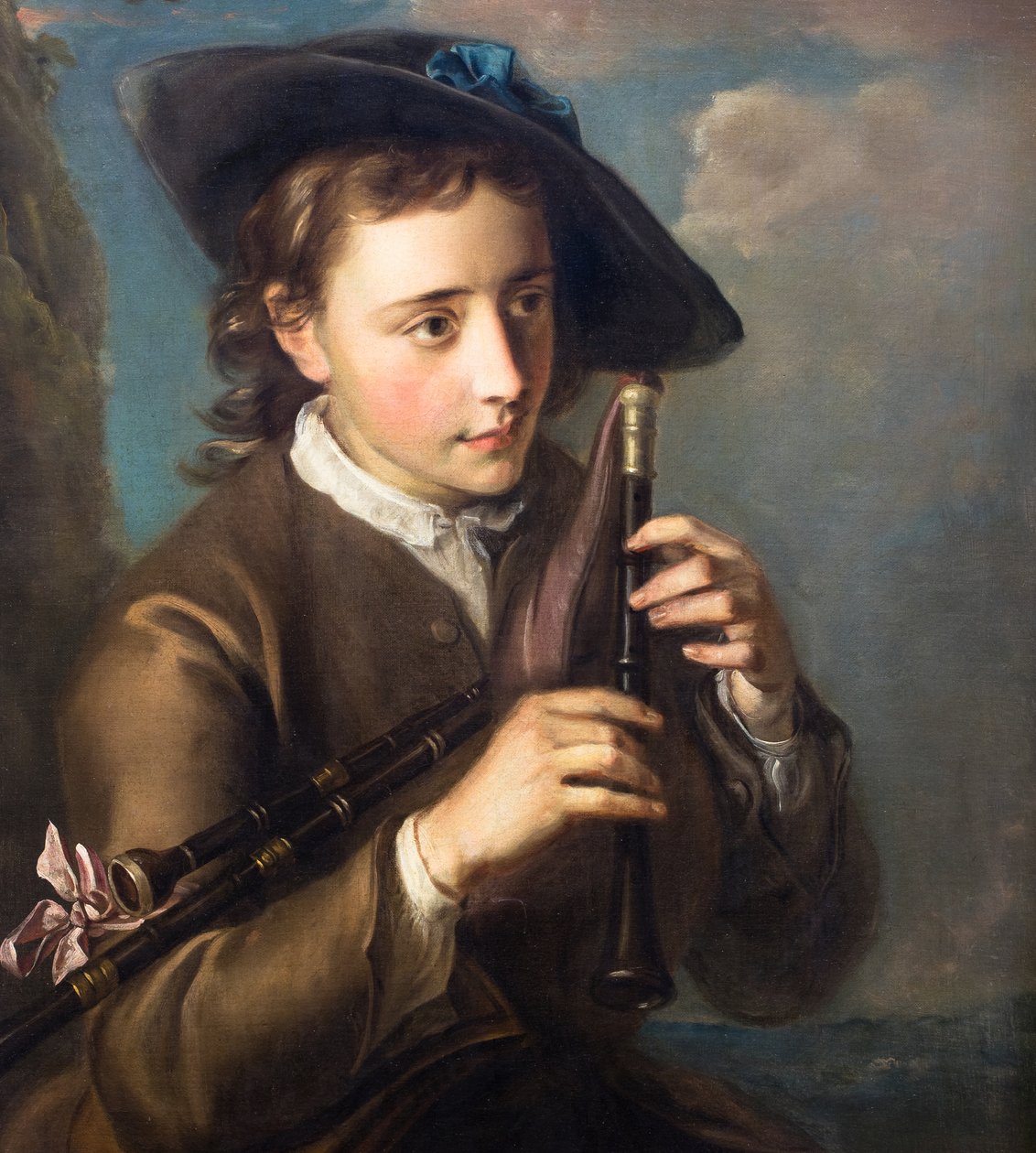 Piper, ok. 1740 (olej na płótnie) autorstwa Philippe Mercier
