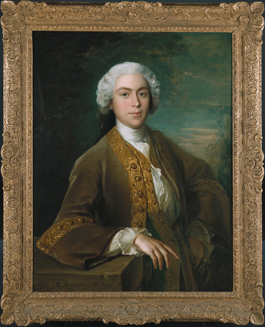 Portret Lorda Trimelstona, 1744 autorstwa Philippe Mercier