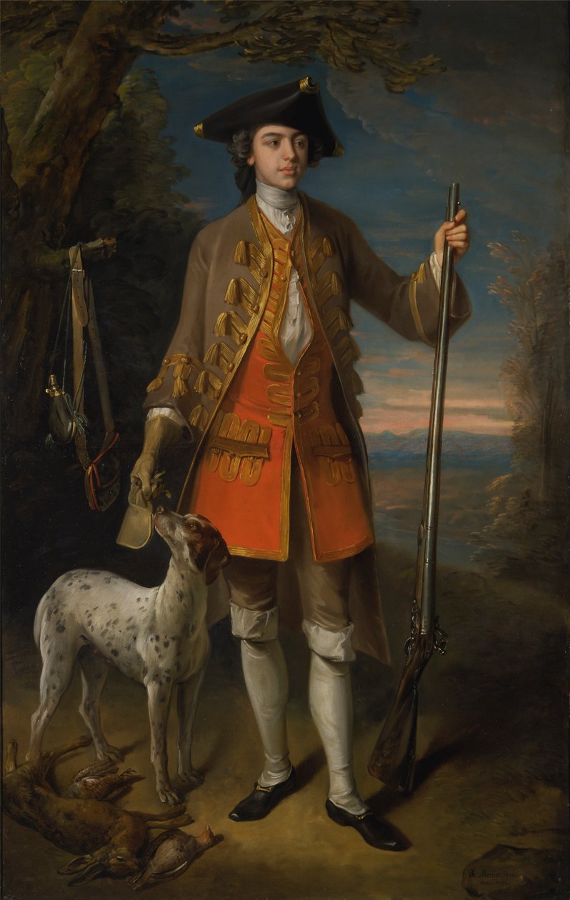 Sir Edward Hales, baronet, z Hales Place, Hackington, Kent autorstwa Philippe Mercier