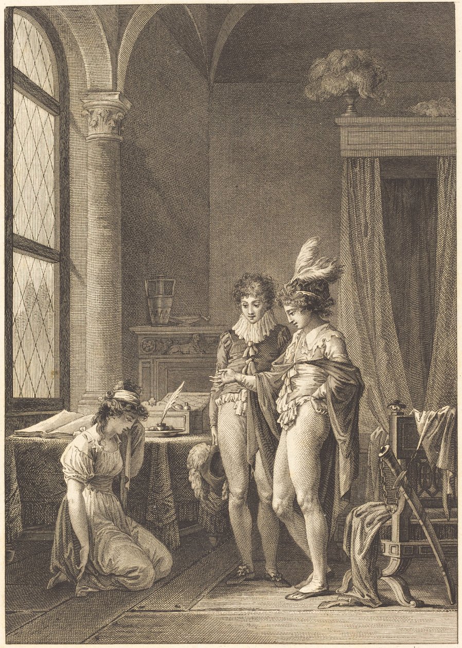 Mona Lisa: Przebaczenie autorstwa Philippe Triere after Jean Baptiste Mallet
