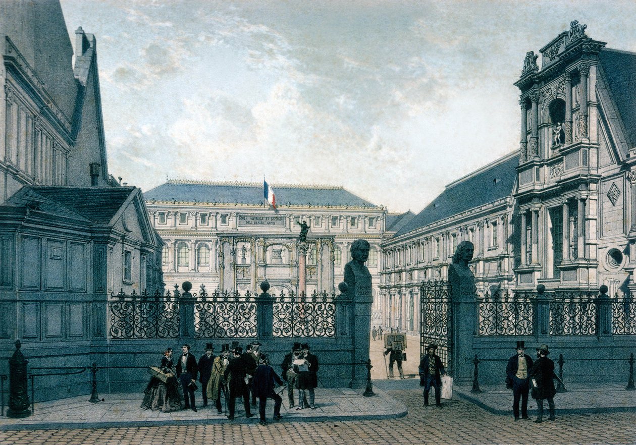 Pałac Sztuk Pięknych, Paryż autorstwa Philippe and Ciceri Eugene (1813 1890) Benoist