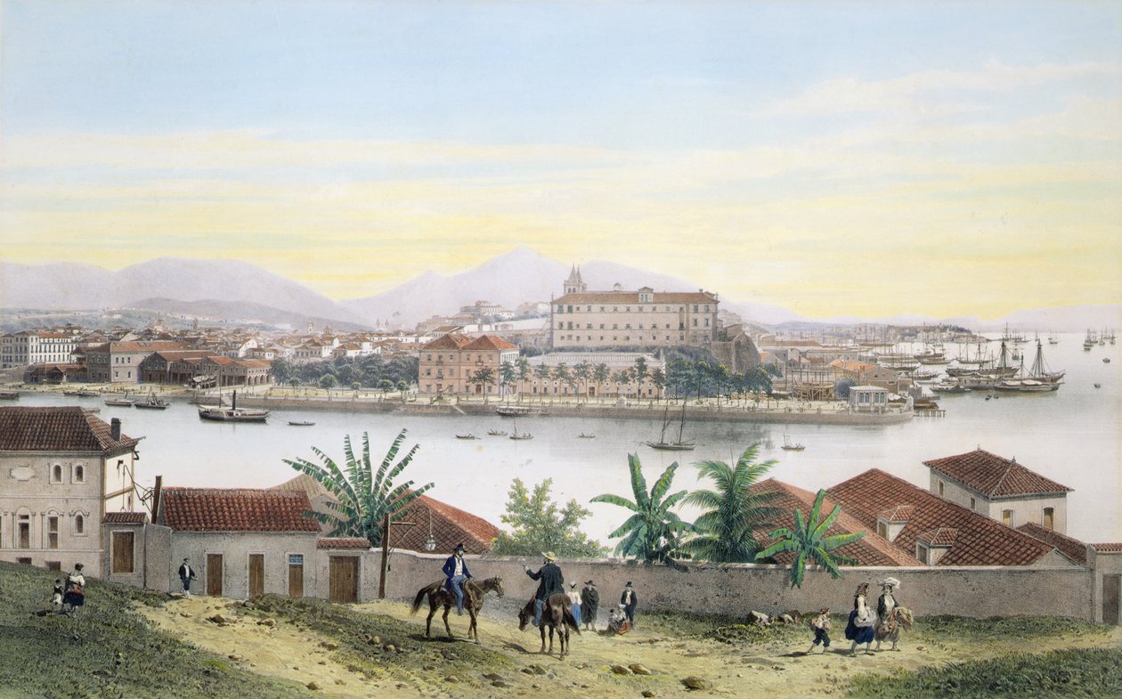 Rio de Janeiro (kolor lito) autorstwa Philippe and Ciceri Eugene Benoist
