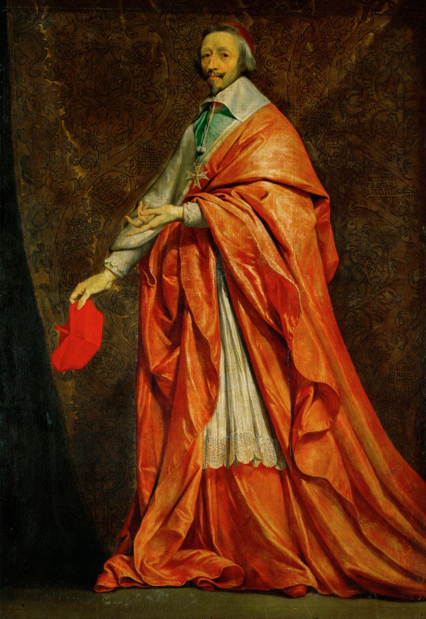 Kardynał Richelieu ... autorstwa Philippe de Champaigne