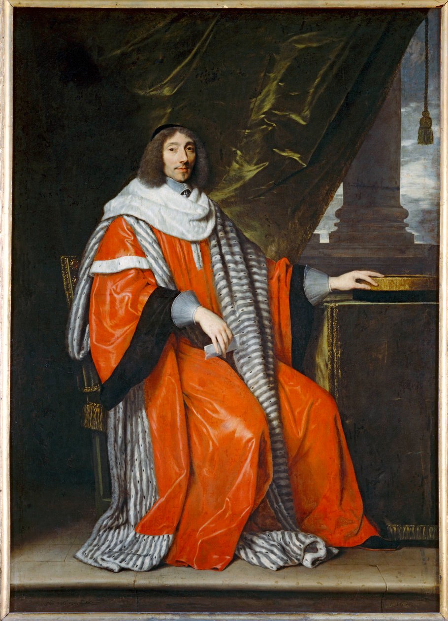 Jean-Antoine de Mesme, przewodniczący parlamentu Paryża - Jean-Antoine de Mesmes, przewodniczący parlamentu Paryża ... autorstwa Philippe de Champaigne