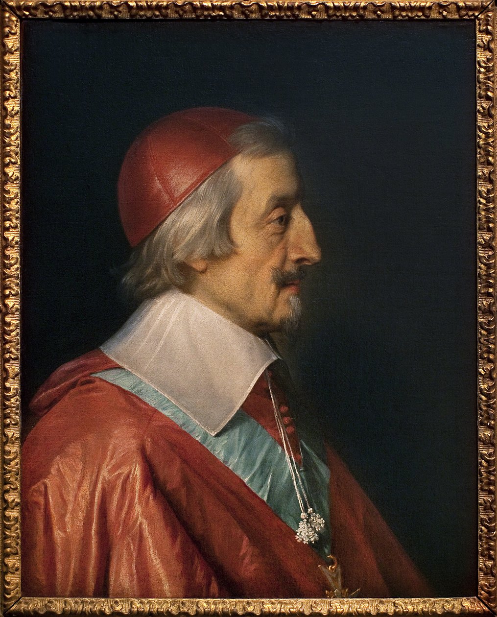 Portret kardynała Richelieu (Armand Jean Duplessis de Richelieu autorstwa Philippe de Champaigne