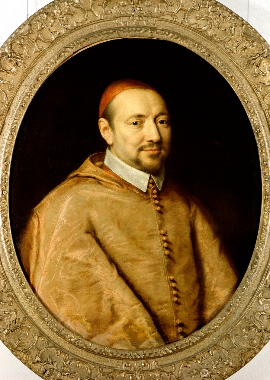 Portret kardynała Berulle (1575-1629) autorstwa Philippe de Champaigne