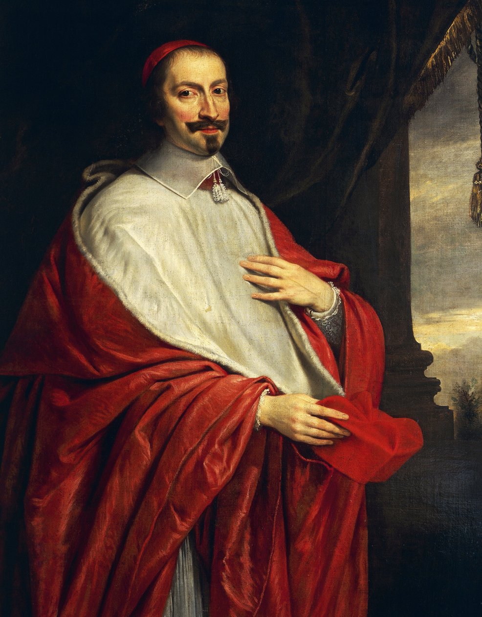 Portret Giulio Raimondo Mazzarino (Pescina autorstwa Philippe de Champaigne