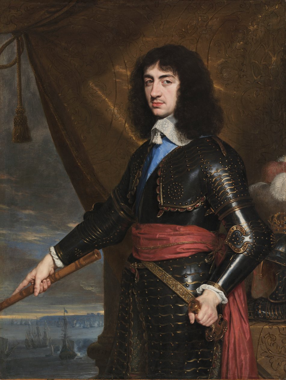 Portret króla Karola II z Anglii autorstwa Philippe de Champaigne