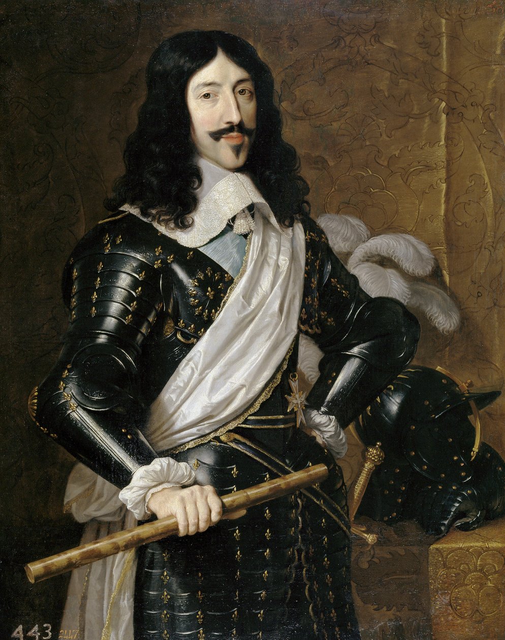 Portret Ludwika XIII Francji (1601-1643) autorstwa Champaigne, Philippe, de (1602-1674) autorstwa Philippe de Champaigne