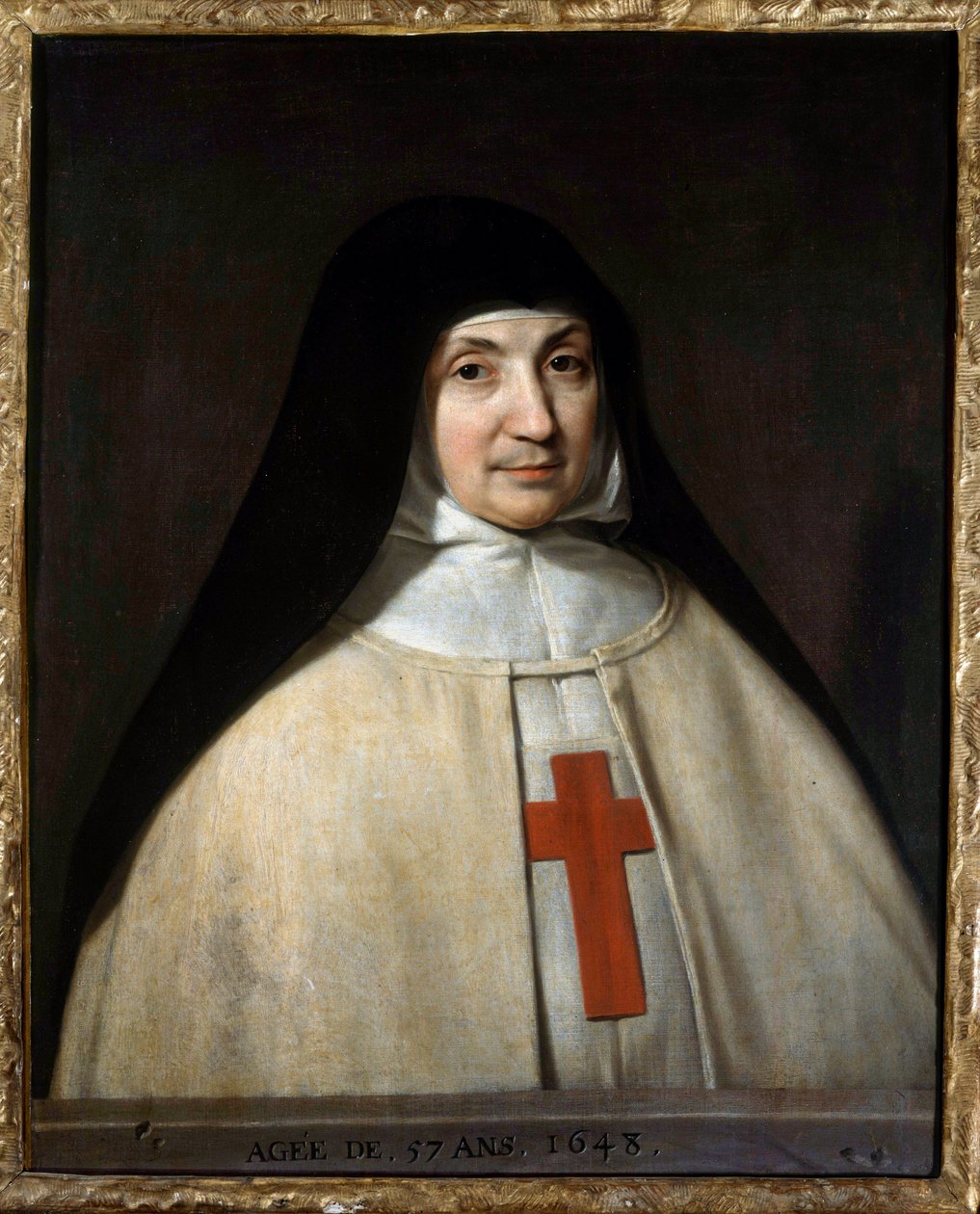 Portret Matki Angelique Arnauld autorstwa Philippe de Champaigne