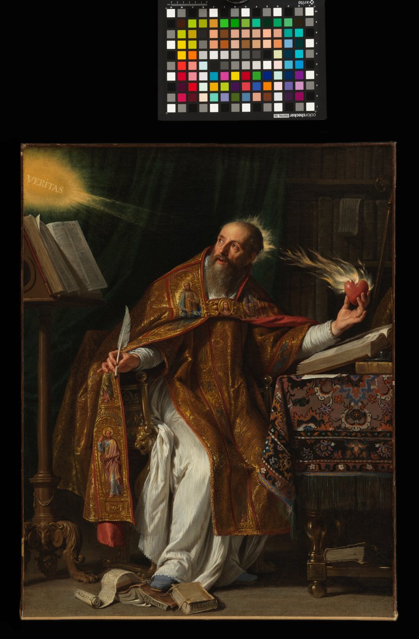 Święty Augustyn, ok. 1645 (olej na płótnie) autorstwa Philippe de Champaigne