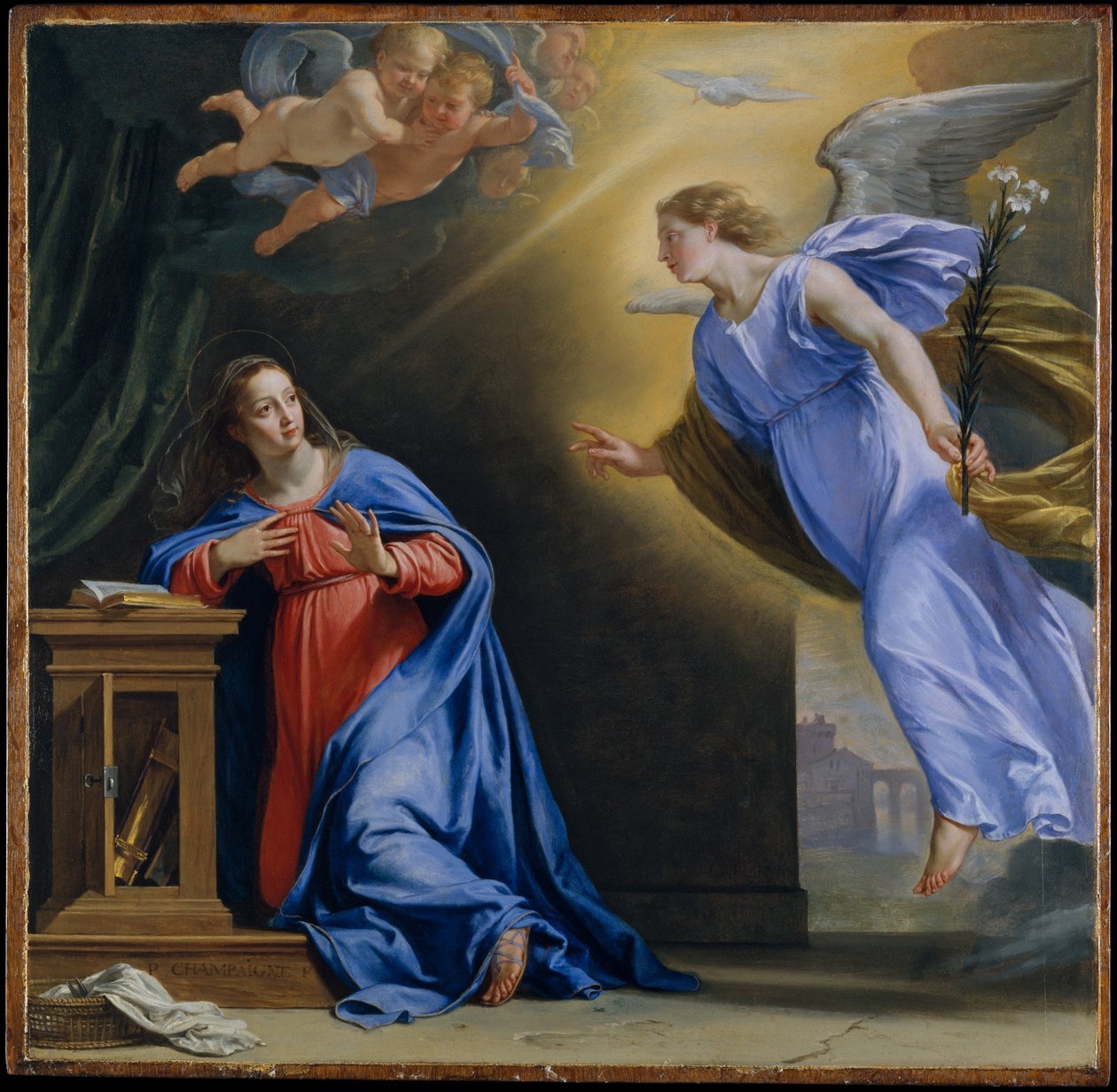 Zwiastowanie autorstwa Philippe de Champaigne