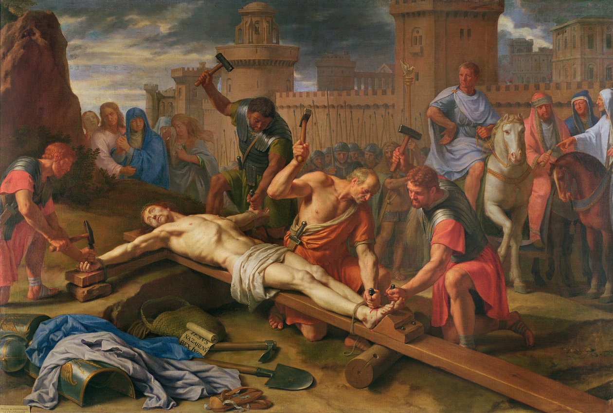 Ukrzyżowanie (olej na płótnie) autorstwa Philippe de Champaigne