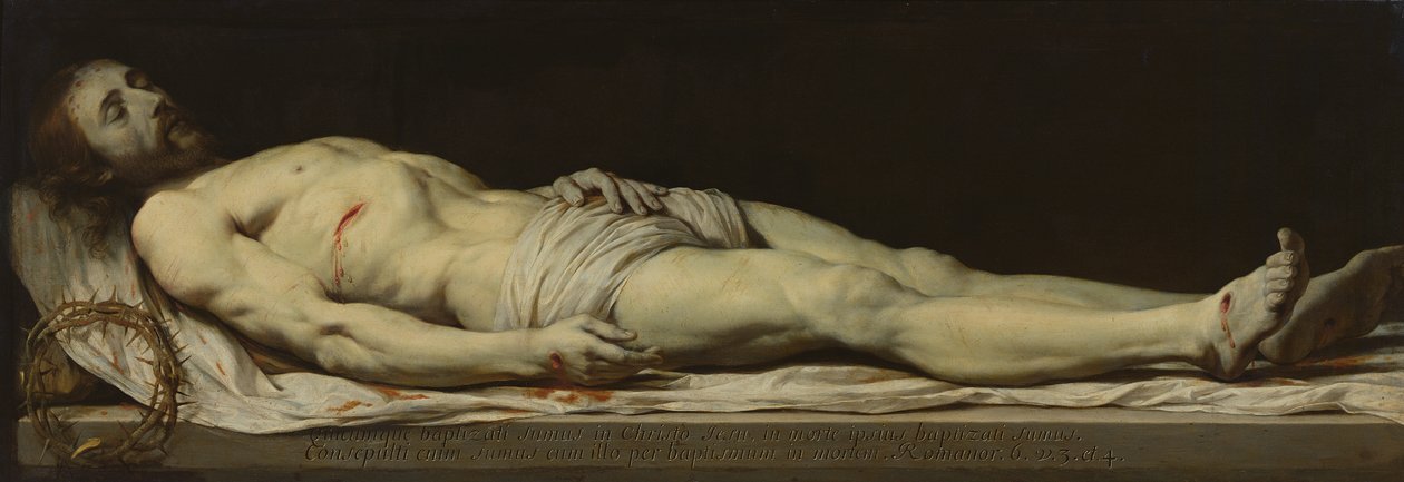 Martwy Chrystus na swoim Całunie autorstwa Philippe de Champaigne