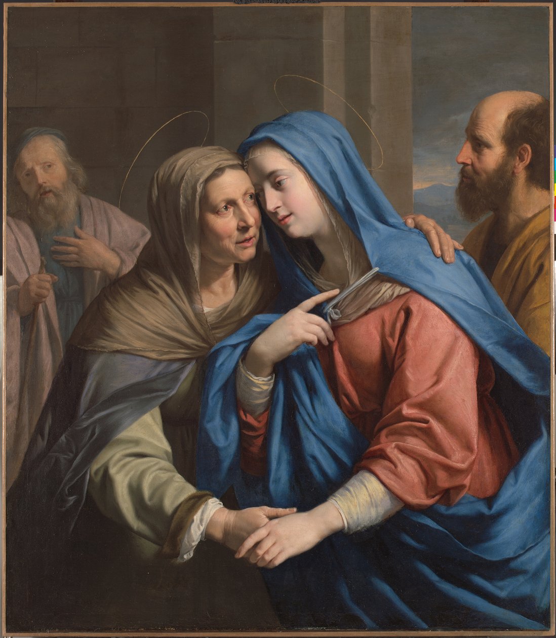 Nawiedzenie, ok. 1643 (olej na płótnie) autorstwa Philippe de Champaigne