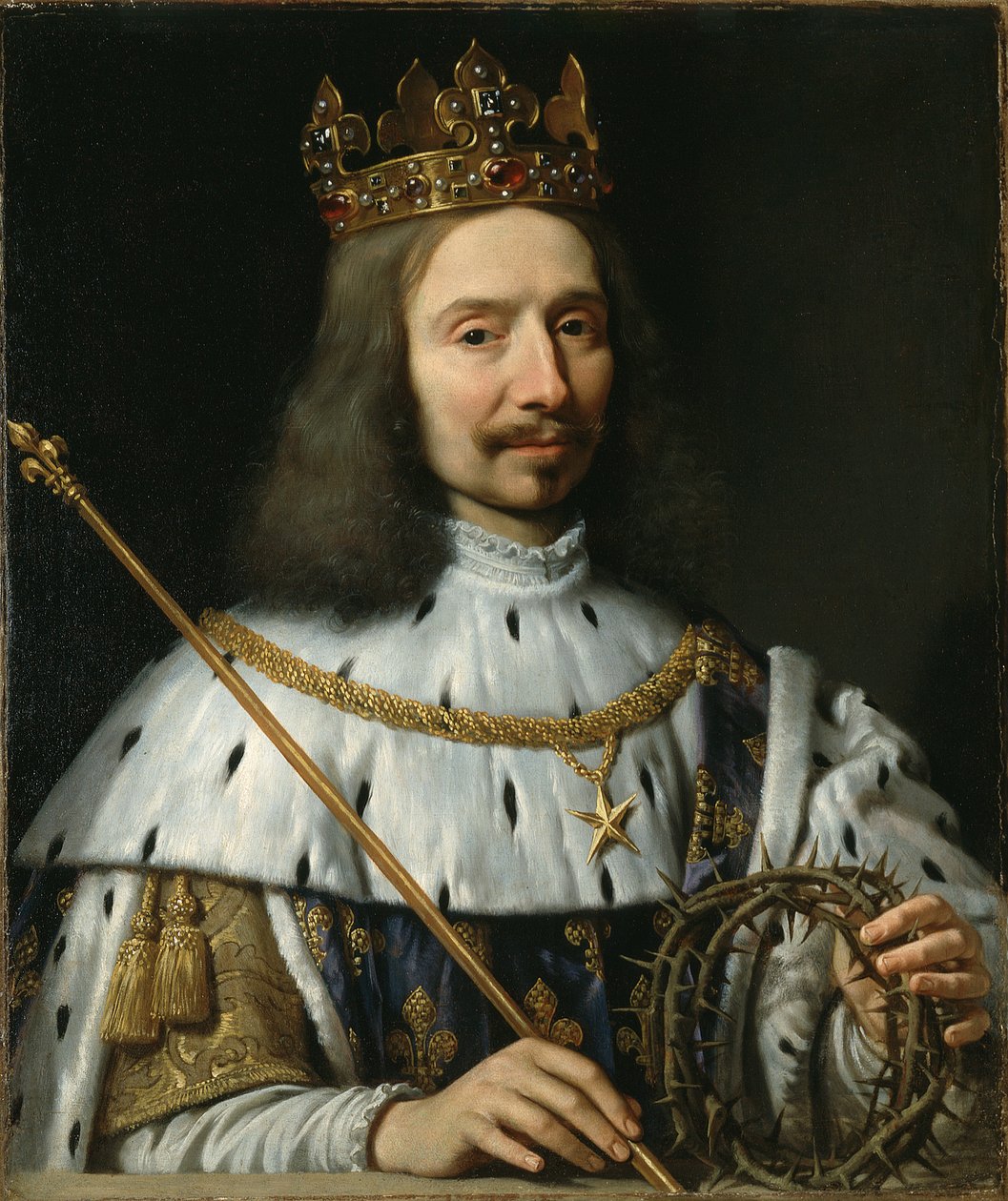 Vincent Voiture jako Święty Ludwik, ok. 1640-48 (olej na płótnie) autorstwa Philippe de Champaigne