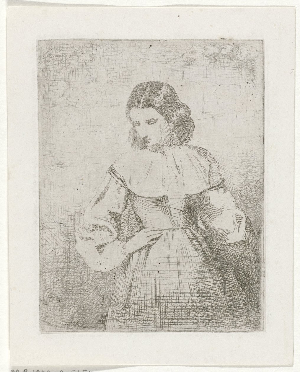 Portret młodej kobiety autorstwa Philippus Anthonius Alexander Kanne