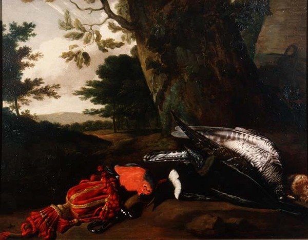 Martwa natura martwych ptaków autorstwa Philips Angel