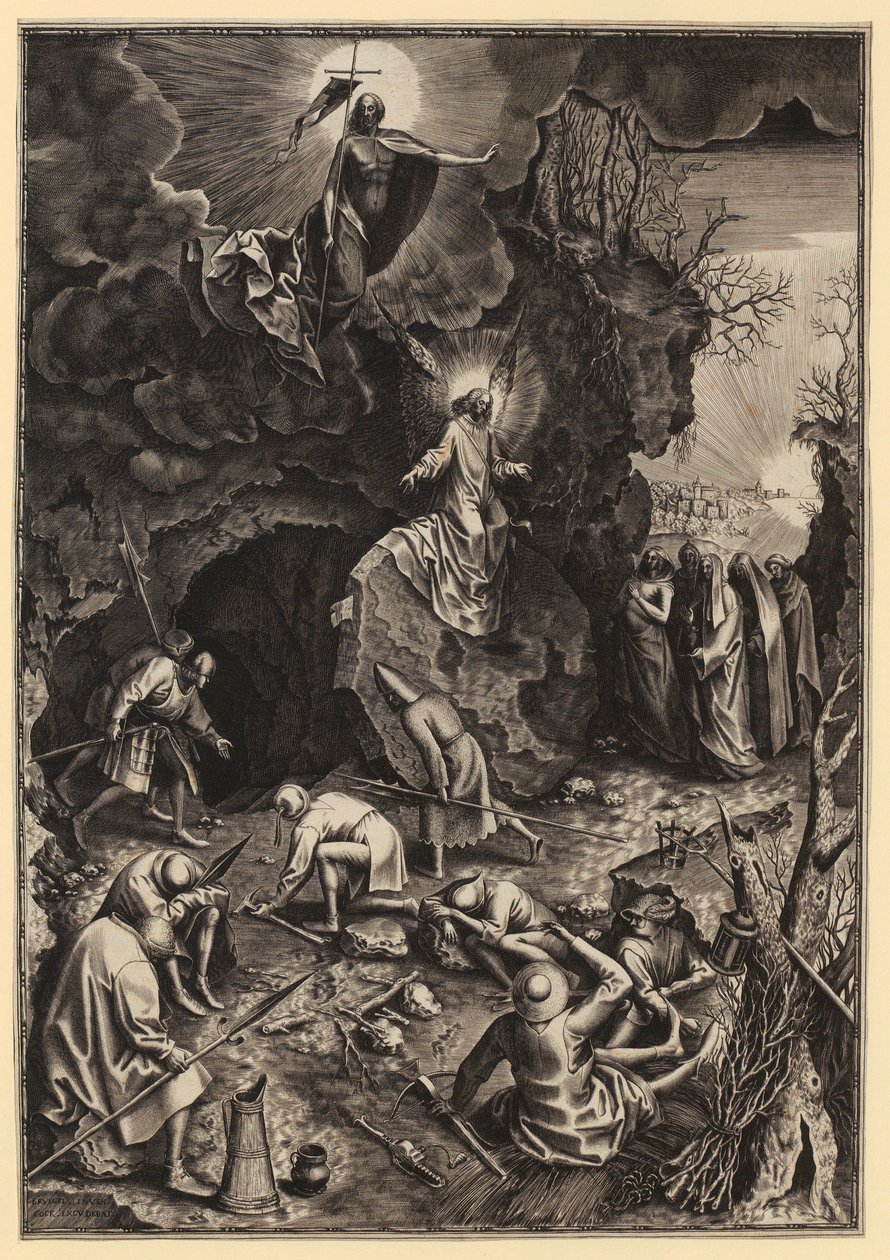 Zmartwychwstanie Chrystusa autorstwa Philips Galle
