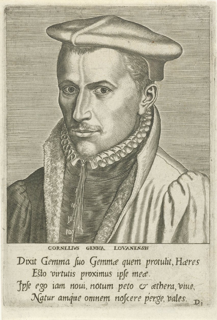 Portret Corneliusa Gemmy autorstwa Philips Galle