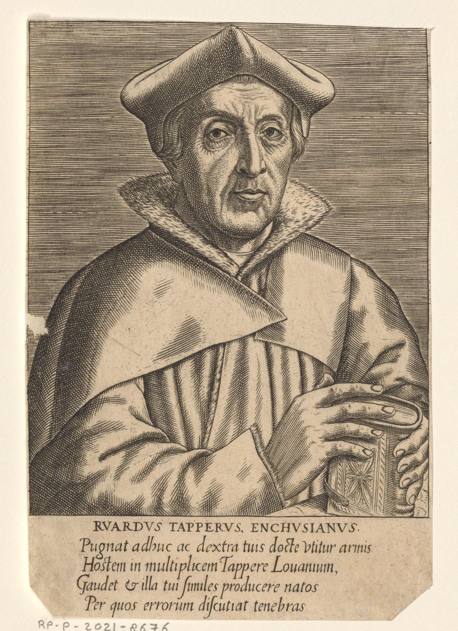 Portret Ruarda Tappera autorstwa Philips Galle