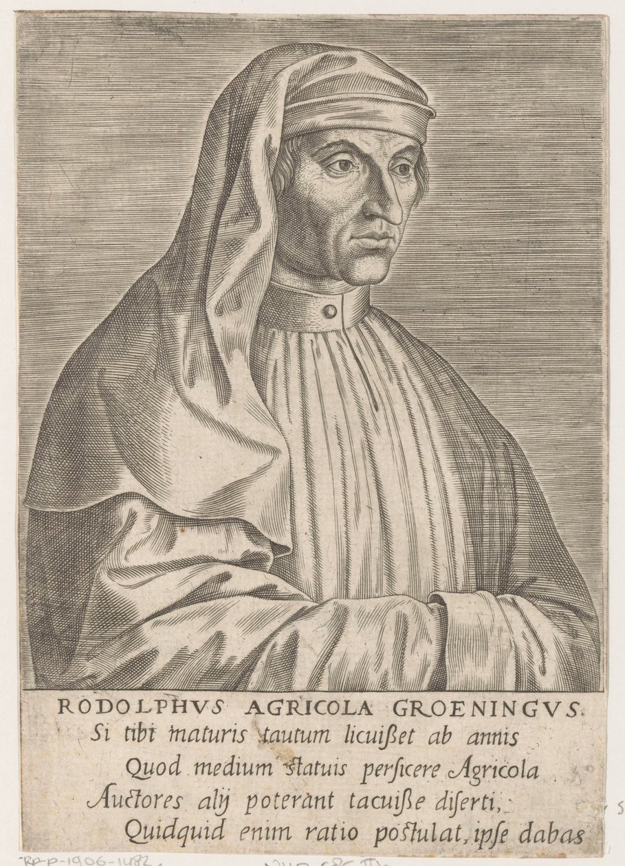 Portret Rudolfa Agricoli autorstwa Philips Galle