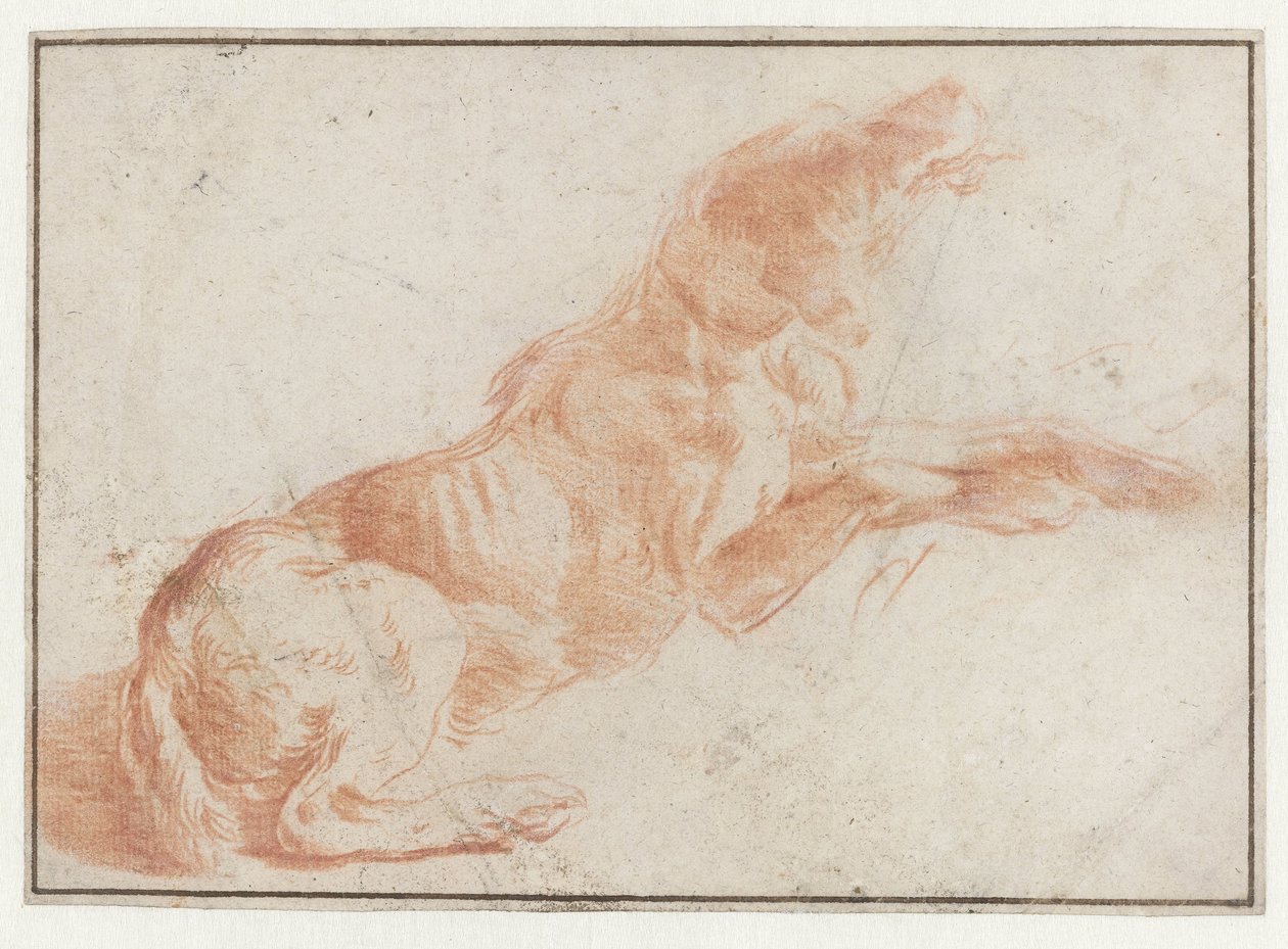 Leżący pies autorstwa Philips Wouwerman (possibly)