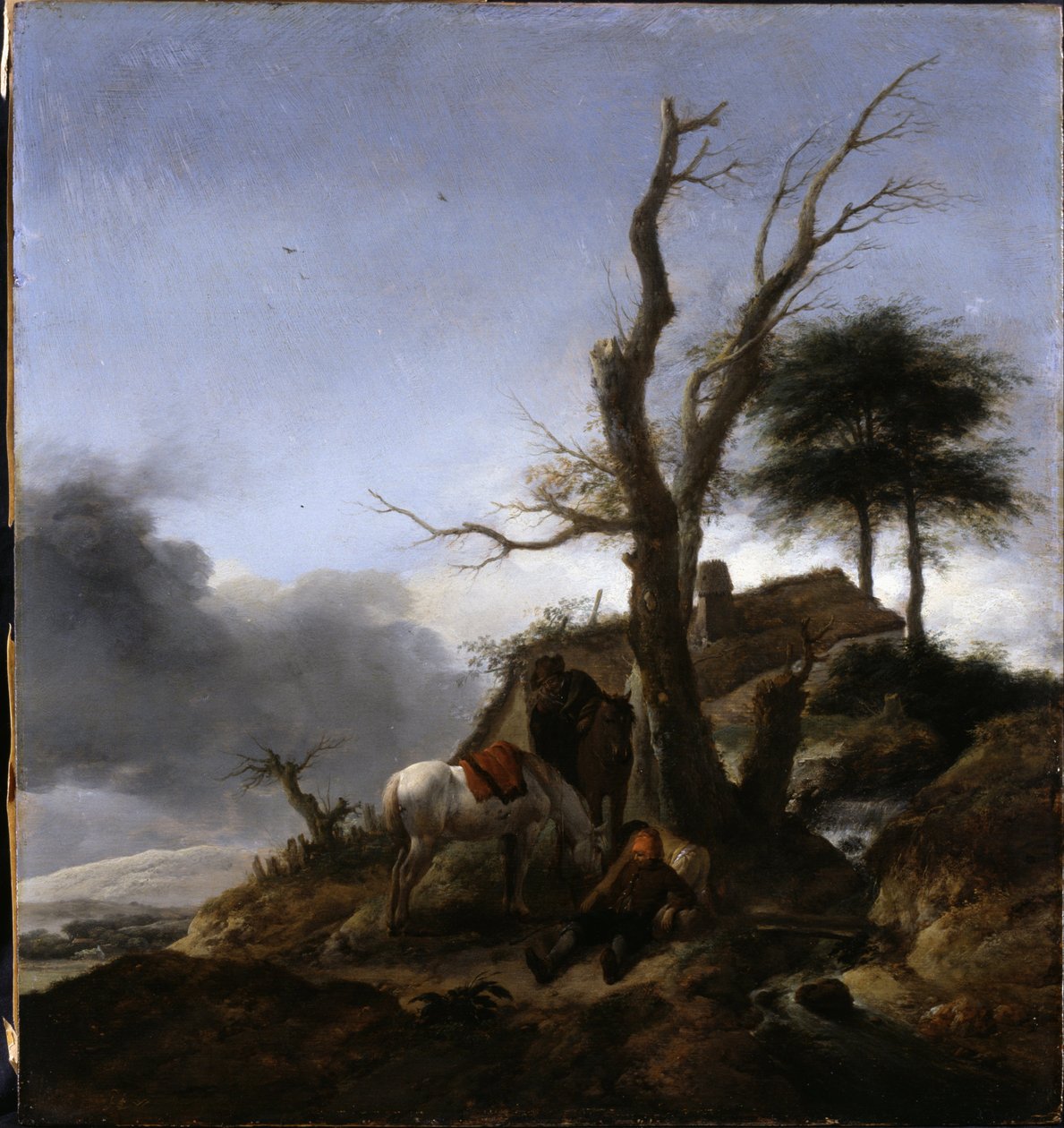 Postój podróżnych autorstwa Philips Wouwerman