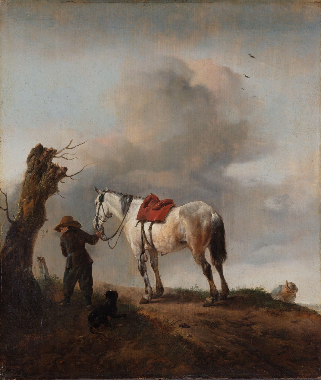 Szary Koń Szary autorstwa Philips Wouwerman
