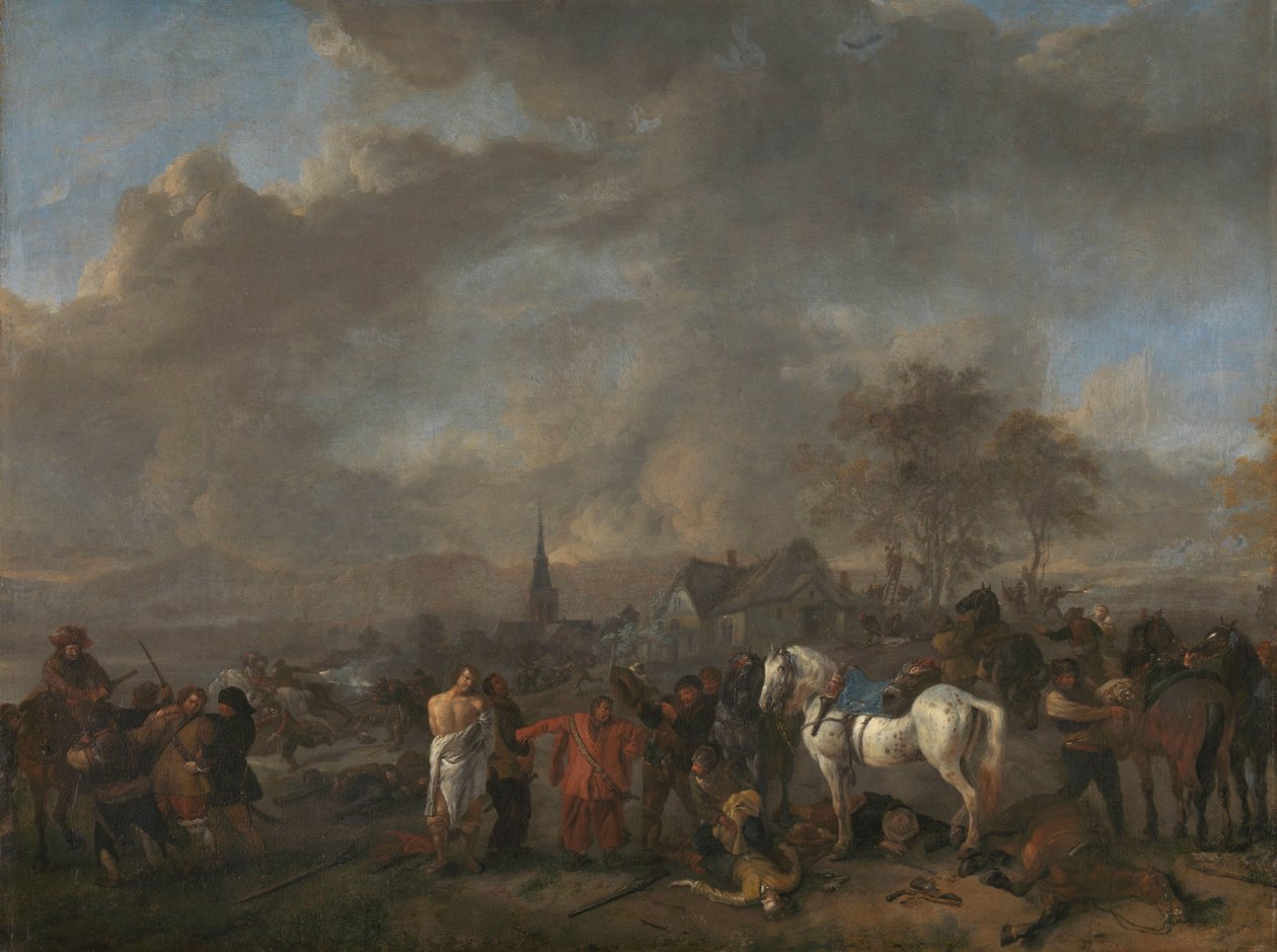 Zwycięstwo chłopów autorstwa Philips Wouwerman