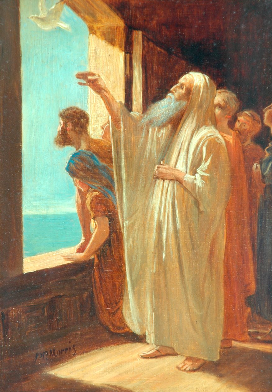 Noe posyła gołębicę autorstwa Phillip Richard Morris
